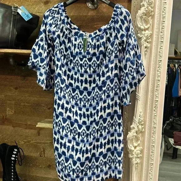 Alice & Trixie by Angela George Off The Shoulder Willow Silk Dress - Picture 2 of 6